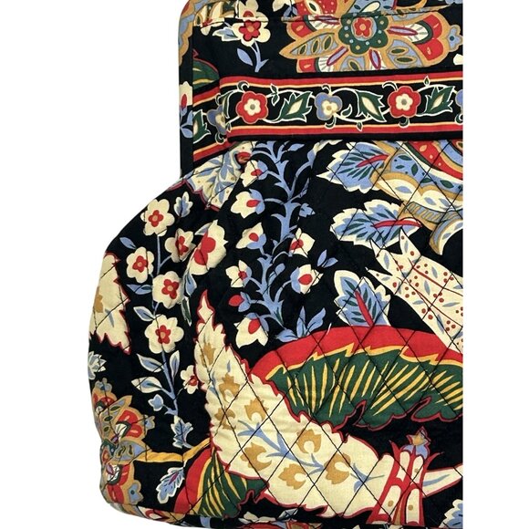 Vera Bradley Alice Versailles Shoulder Handbag Floral Quilted Kiss Clasp Paisley - Picture 10 of 16